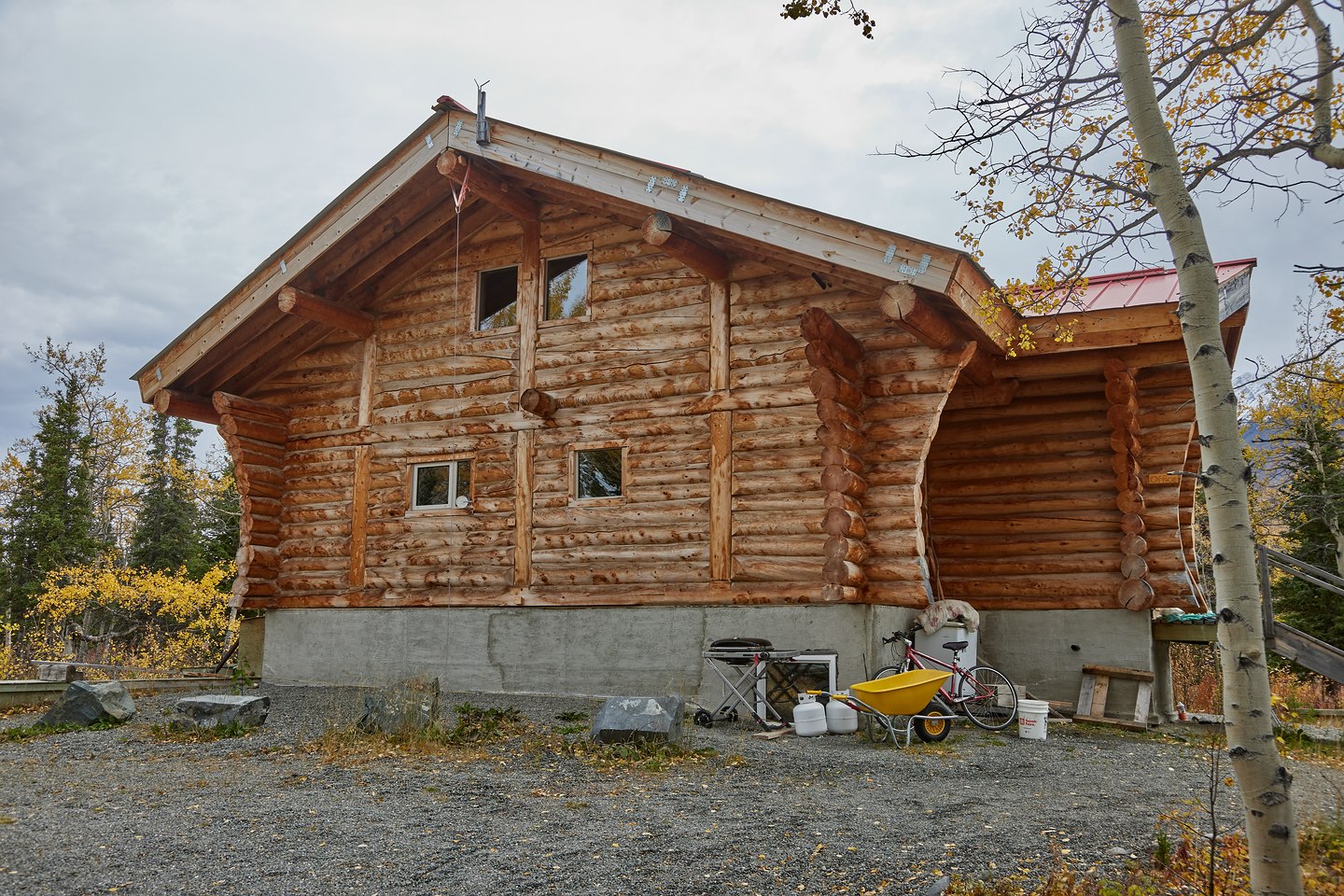 Haupthaus des Camps