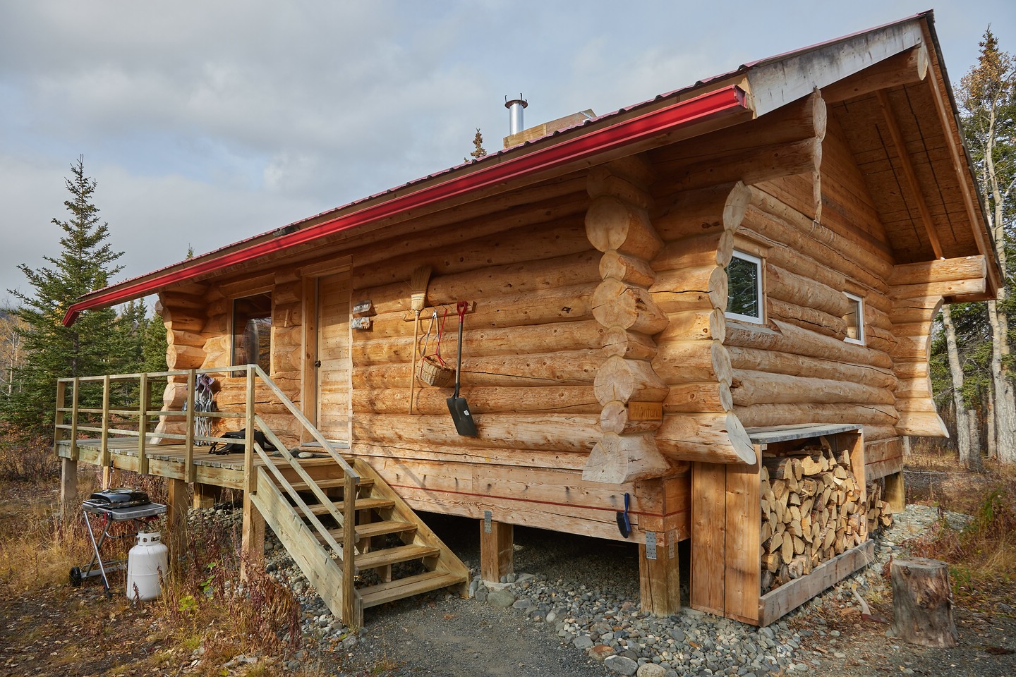 Blockhütte Montana