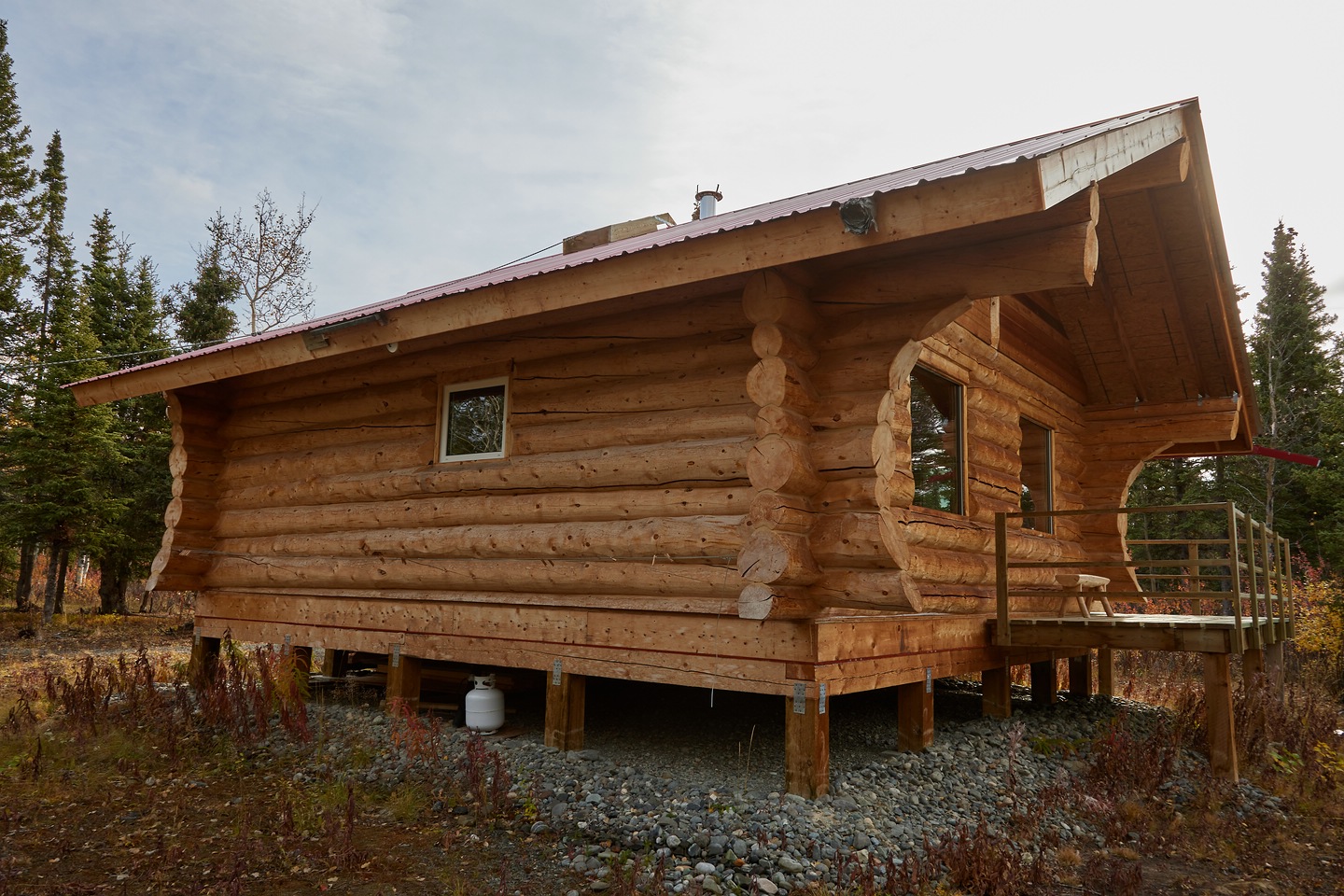 Blockhütte Montana