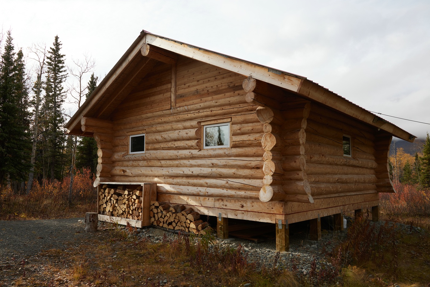 Blockhütte Montana