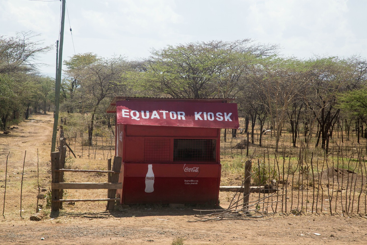 Kiosk auf dem Äquator